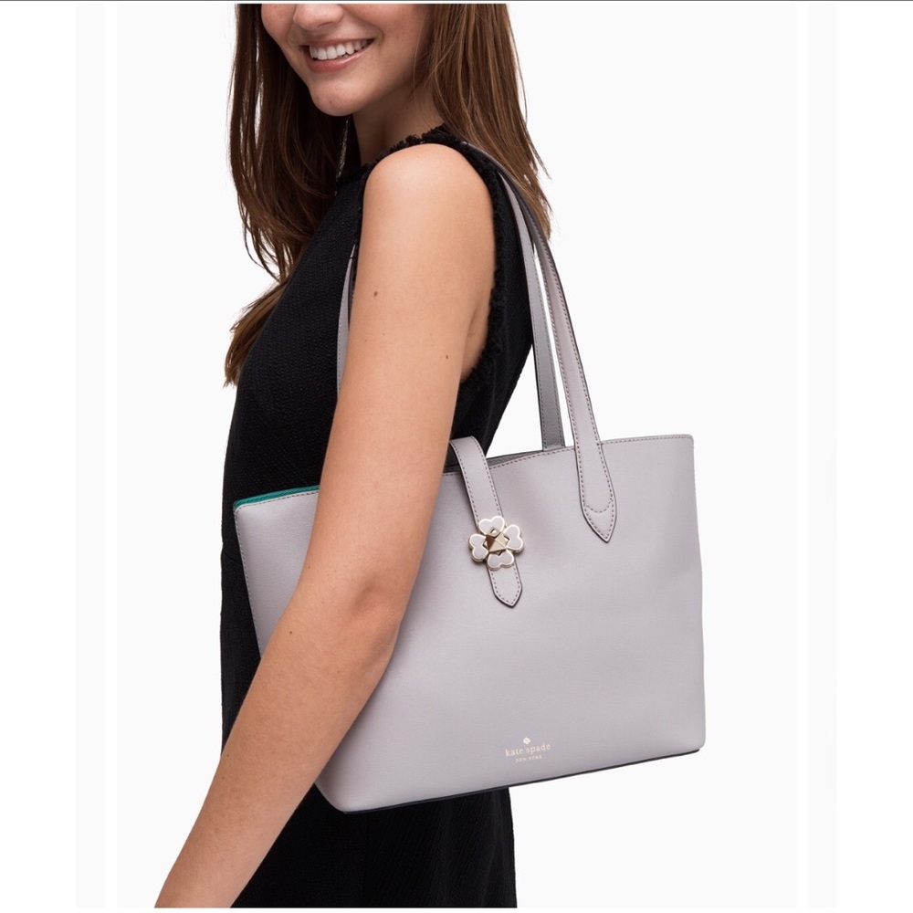 Kate Spade Kaci Small Tote in Soft Taupe NWT